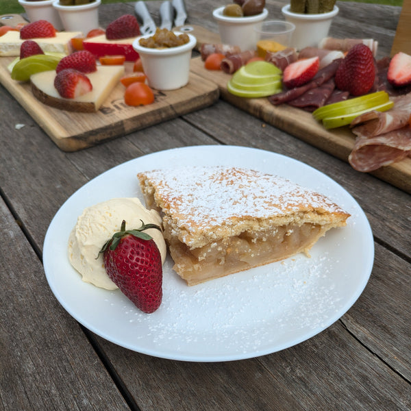 Slice of Apple Pie & Cream