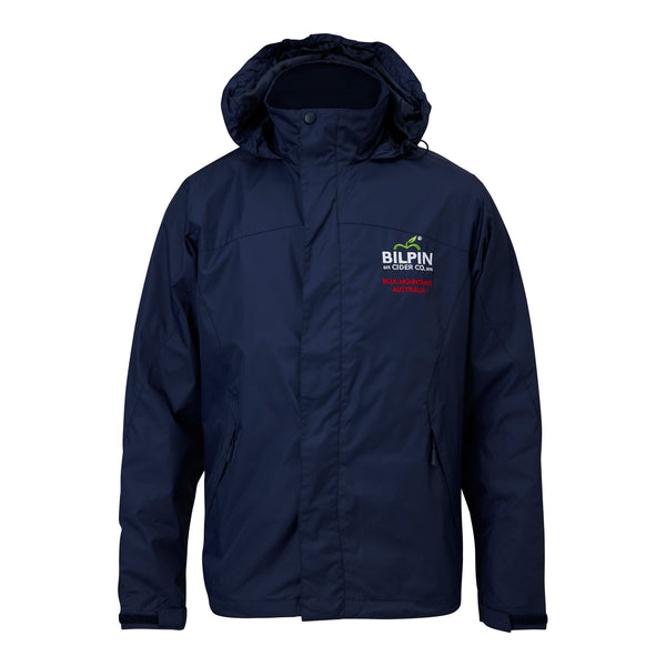 Bilpin Cider logo rain jacket